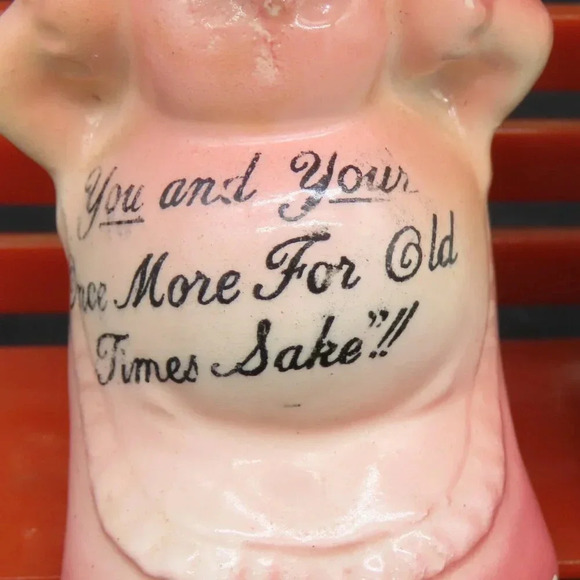 Enesco Salt & Pepper Old Couple Shakers Once More For Old Times Sake Vintage - Picture 2 of 6